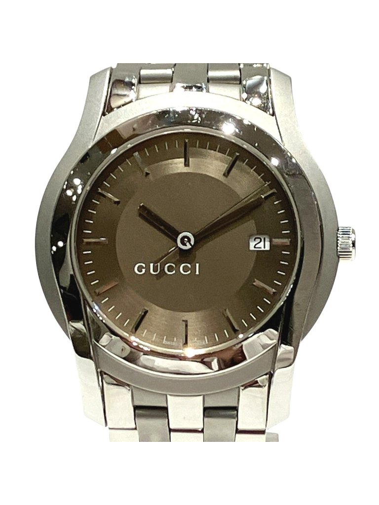 Gucci Watch Ss Quartz Champagne Gold Dial